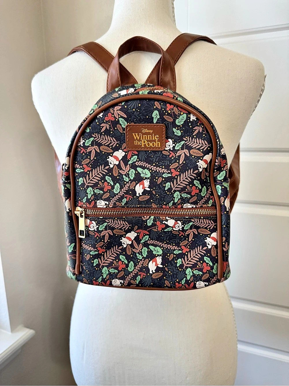 Disney Winnie the Pooh Floral Print Mini Backpack